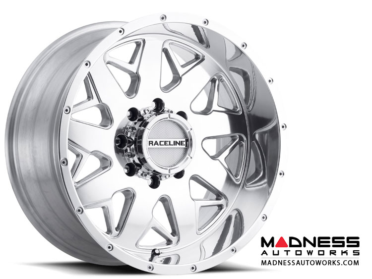 Jeep Custom Wheels (1) - Raceline - 939P - 20"x10" - Disruptor Polished